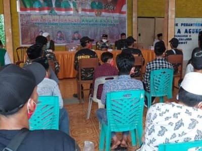 Diklatsar Banser Simalungan Sumut Taati Protokol Kesehatan