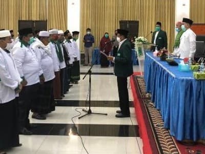 NU Padang Pariaman Dilantik, Diminta Fokus Tingkatkan Askes Pendidikan Santri