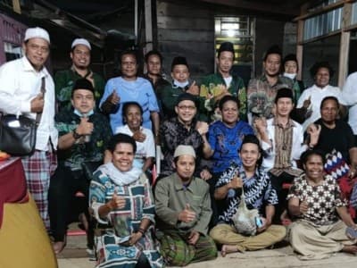 NU Papua Silaturahim ke Kampung Hobong Danau Sentani