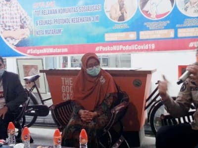 Kiprah Satgas NU Peduli Covid-19, Kota Mataram Kini Zona Hijau