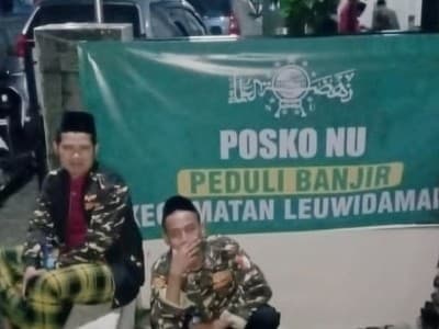 Bantu Warga Terdampak Banjir, NU Lebak Dirikan Posko Pengungsian