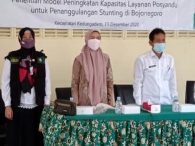 Kunjungi Posyandu, Fatayat NU Bojonegoro Sosialisasi Antisipasi Stunting