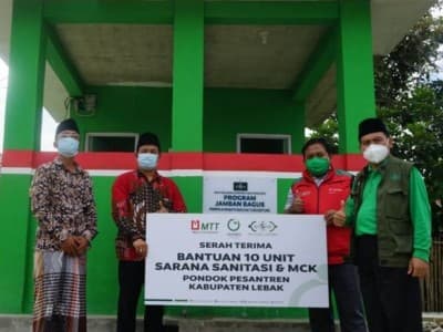Program Sanitasi NU Care Sentuh 1.300 Jiwa di Lebak