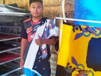 Usaha Batik Kader Ansor di Sumenep Dipasarkan Hingga Luar Daerah