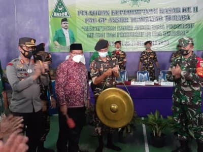 Momen PKD Bupati Tubaba Ajak Ansor Berpartisipasi Bangun Daerah