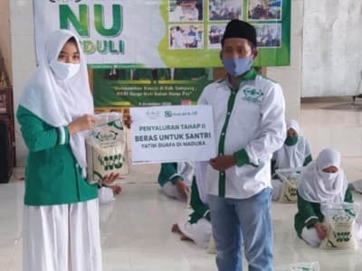 NU Care Sampang Salurkan Logistik untuk Santri Yatim Setiap Bulan