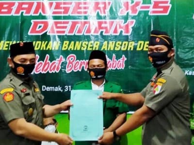 Ansor Demak Minta Banser Teladani Karakter Sahabat Ansor di Zaman Rasulullah
