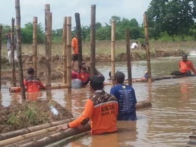 NU Peduli Atasi Dampak Jebolnya Tanggul Sungai Wulan Kudus
