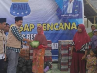 Tagana PMII Galang Dana untuk Bencana Alam di Kalsel dan Sulbar