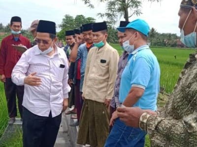 Cari Lahan Organik, LPPNU Jateng Cek dan Analisis Tanah Pertanian di Cilacap 