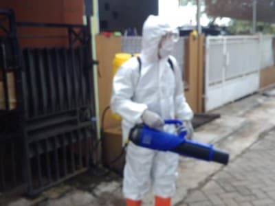 Tim NU Peduli Covid-19 DKI Jakarta Disinfeksi 1200 Rumah di Cisauk