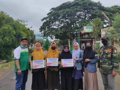 Pemuda NU Pringsewu Galang Donasi untuk Bencana di Kalimantan dan Sulawesi