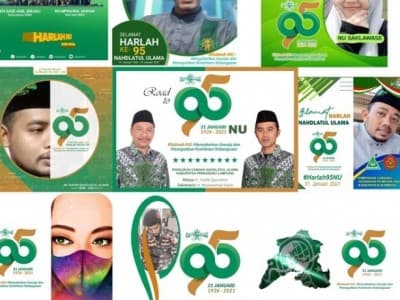 Warganet Ramai-ramai Pasang Profil Logo Harlah Ke-95 NU