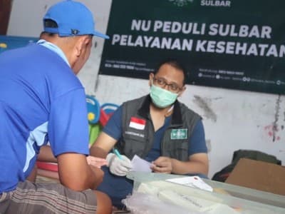PBNU Beri Pelayanan Kesehatan Gratis bagi Korban Gempa di Sulbar