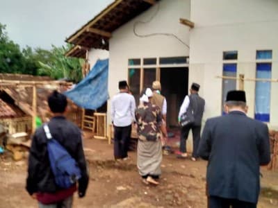 NU Peduli Santuni Keluarga Korban Meninggal akibat Longsor Sumedang