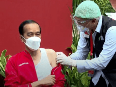 Pemerintah Memulai Vaksinasi Dosis Kedua