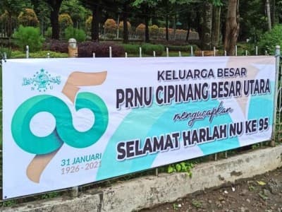 Semarak Harlah Ke-95 NU di Gang Sempit Jakarta