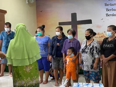 NU Kudus Peduli Banjir Salurkan Belasan Ribu Paket Sembako 