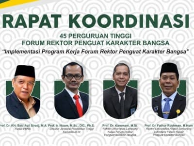 Delapan Program 45 Rektor dalam Forum Penguat Karakter Bangsa