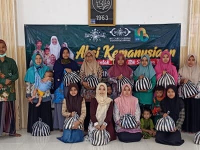 Semarakkan Harlah Ke-98 NU, LAZISNU Jombang Sebar Aksi Kemanusiaan