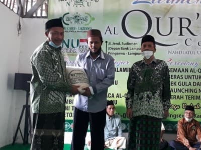 Bakti Sosial dan Khataman Qur’an Warnai Peluncuran Al-Qur’an Center NU Pringsewu