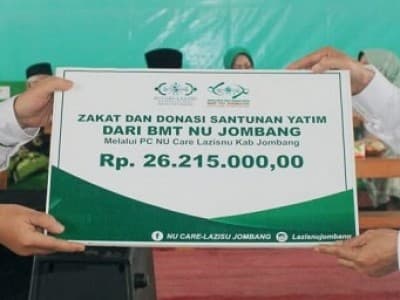 BMTNU Jombang Tunaikan Zakat 26 Juta Lebih melalui LAZISNU