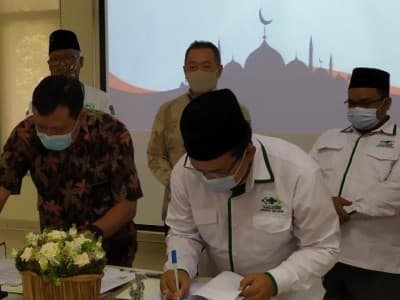 LAZISNU Jaksel Sepakati Kerja Sama Penyaluran ZIS dengan PT Barata