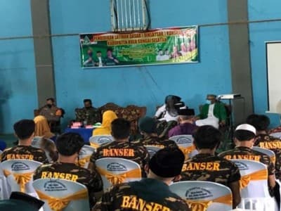 Pemuda Ansor Hulu Sungai Selatan Kalsel Gelar Diklatsar Banser