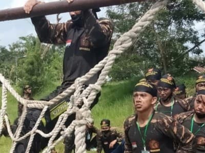 Kejar Target 1.000 Anggota Banser, Ansor Kencong Jember Gelar Kembali Diklatsar