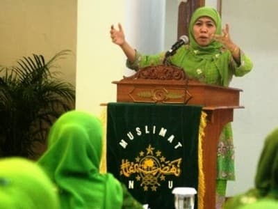 Khofifah Tegaskan Peran Penting Kader Muslimat NU Tanggulangi Covid-19