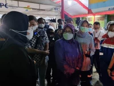 Langkah Pertamina Tangani Dampak Tangki Balongan Diapresiasi Mensos