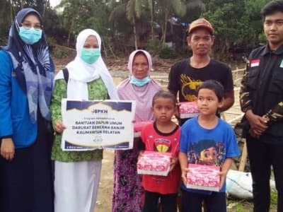LPBINU Hulu Sungai Tengah Kembali Salurkan Bantuan untuk Korban Banjir