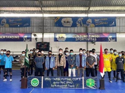 Kuatkan Silaturahim, IPNU Tapin Utara Kalsel Gelar Turnamen Futsal