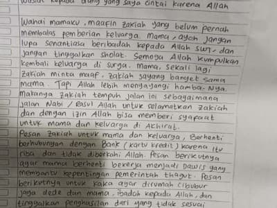 Pelaku Teror Tinggalkan Surat Wasiat, Pakar Linguistik: Kode Jaringan yang Sama