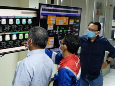 Komisaris Utama Pertamina Tinjau Implementasi Digitalisasi Fuel Terminal Boyolali