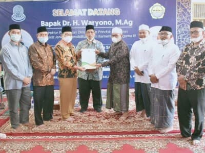 Direktur PD Pontren Resmikan Marhalah Tsaniyah Mahad Aly MUDI Mesra Bireuen
