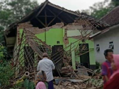 Gempa Malang, 16 Daerah Laporkan Kerusakan Rumah, Sekolah, Tempat Ibadah, dan RS