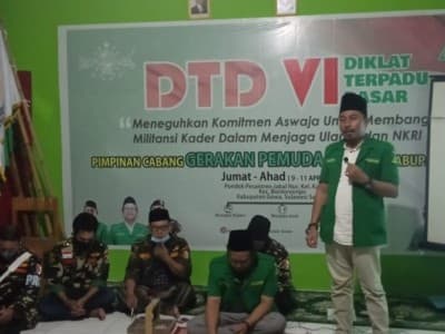 Bangun Militansi Kader, Ansor Gowa Sulsel Teguhkan Tiga Komitmen