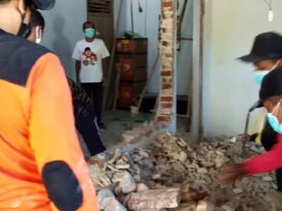 NU Peduli Gempa Lumajang  dan FPRB  Jatim Terus Bergerak Bantu Korban Gempa