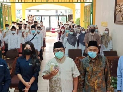 Cetak Duta Pakai Masker, RMI PBNU Adakan Penyuluhan di Sejumlah Pesantren