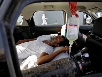 Angka Covid-19 Meledak di India, Rumah Sakit Kehabisan Oksigen