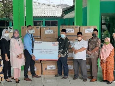 LAZISNU Jakarta Selatan Terima Hibah 20.000 Kaleng Koin NU