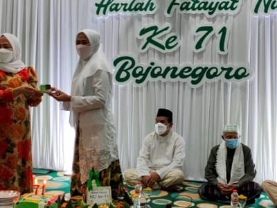 Meski Sederhana, Harlah Ke-71 Fatayat NU Bojonegoro Tetap Semarak