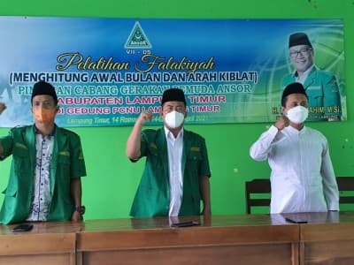 GP Ansor Lamtim Gelar Pelatihan Falakiyah bagi para Kader Muda