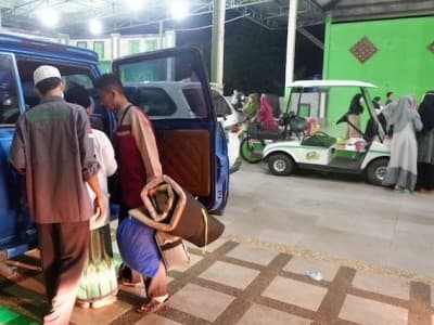 Ribuan Santri di Cianjur Dipulangkan Lebih Awal