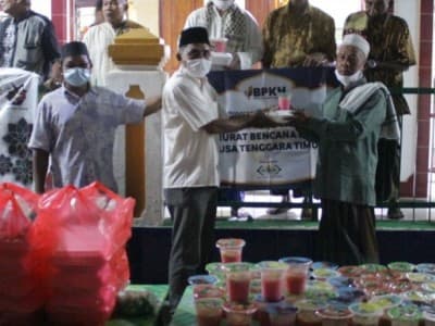 Sinergi LAZISNU dan BPKH RI Bantu Warga Terdampak Badai Siklon NTT