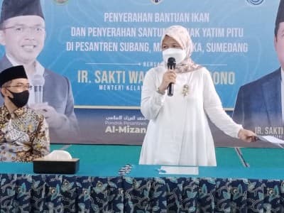 Terima Kunjungan BKIPM KKP, Kiai Maman Dukung Gerakan Santri Makan Ikan