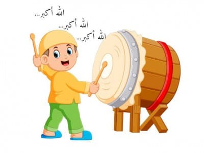 Perintah, Hukum, dan Macam Bacaan Takbir Hari Raya