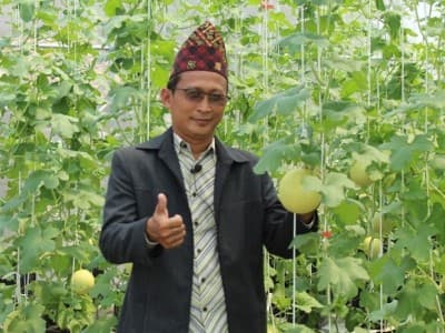 Lima Greenhouse Pesantren di Lampung Gunakan Teknologi Modern IoT