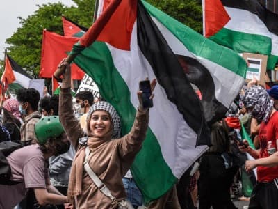Gelombang Aksi Bela Palestina dari Inggris Hingga AS